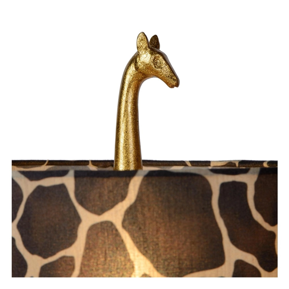 Tafellamp Extravaganza Miss Tall giraffe goud met zwart Lucide 5411212105424