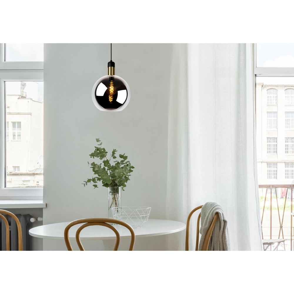 Hanglamp Julius Ø 28cm smoke glas Lucide 5411212343338