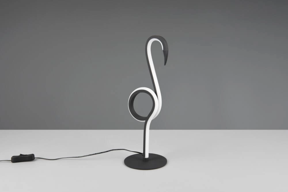 Zwarte flamingo led tafellamp Ingo Trio 4017807613698