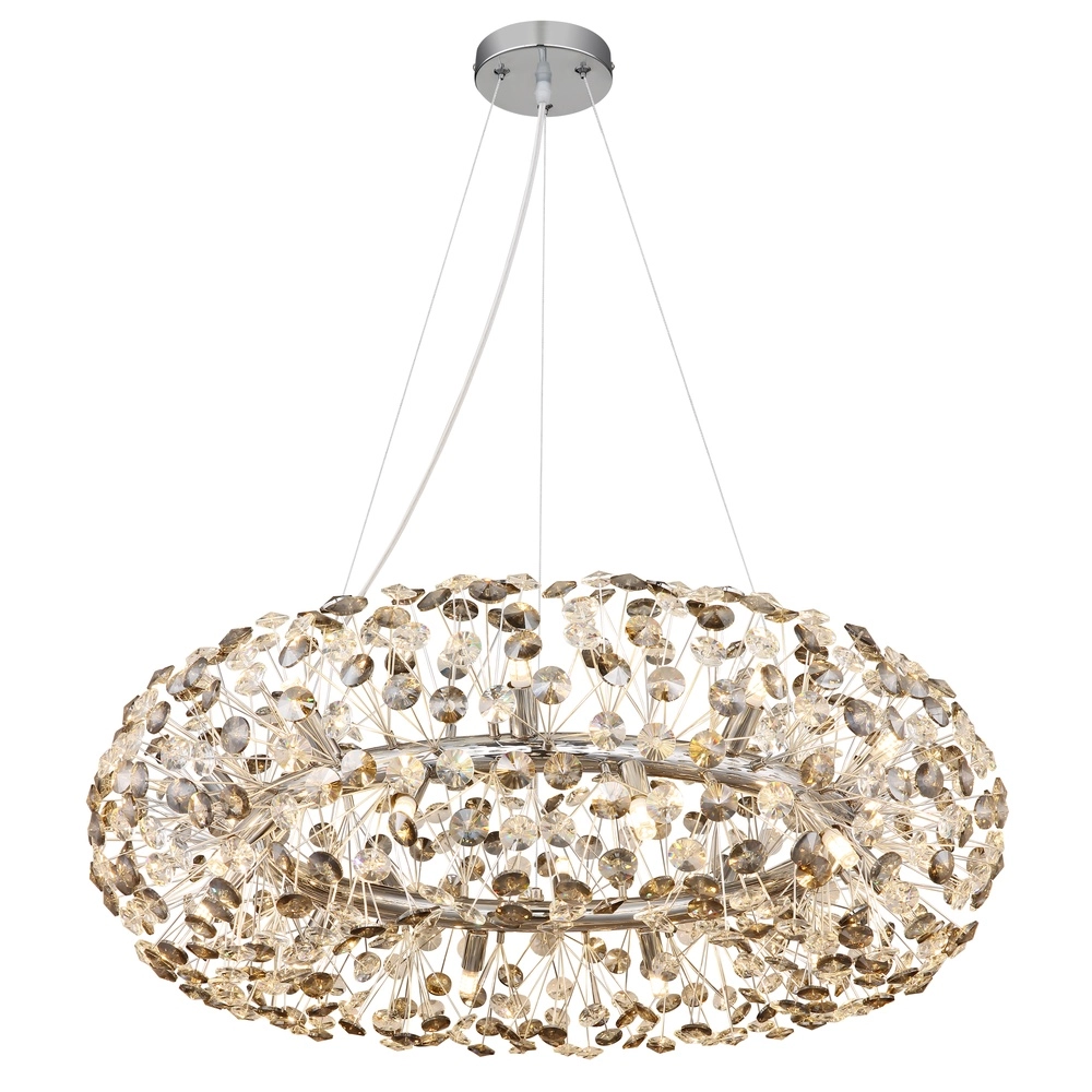 Hanglamp Katrina chroom Ø 80cm
