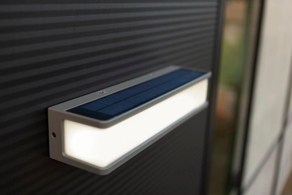 Design wandlamp Doblo solar rechthoekig Lutec 6939412014272