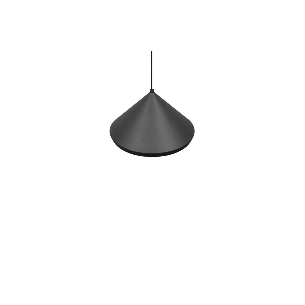 Moderne hanglamp Laguna Ø 18cm zwart Trio 4017807667608