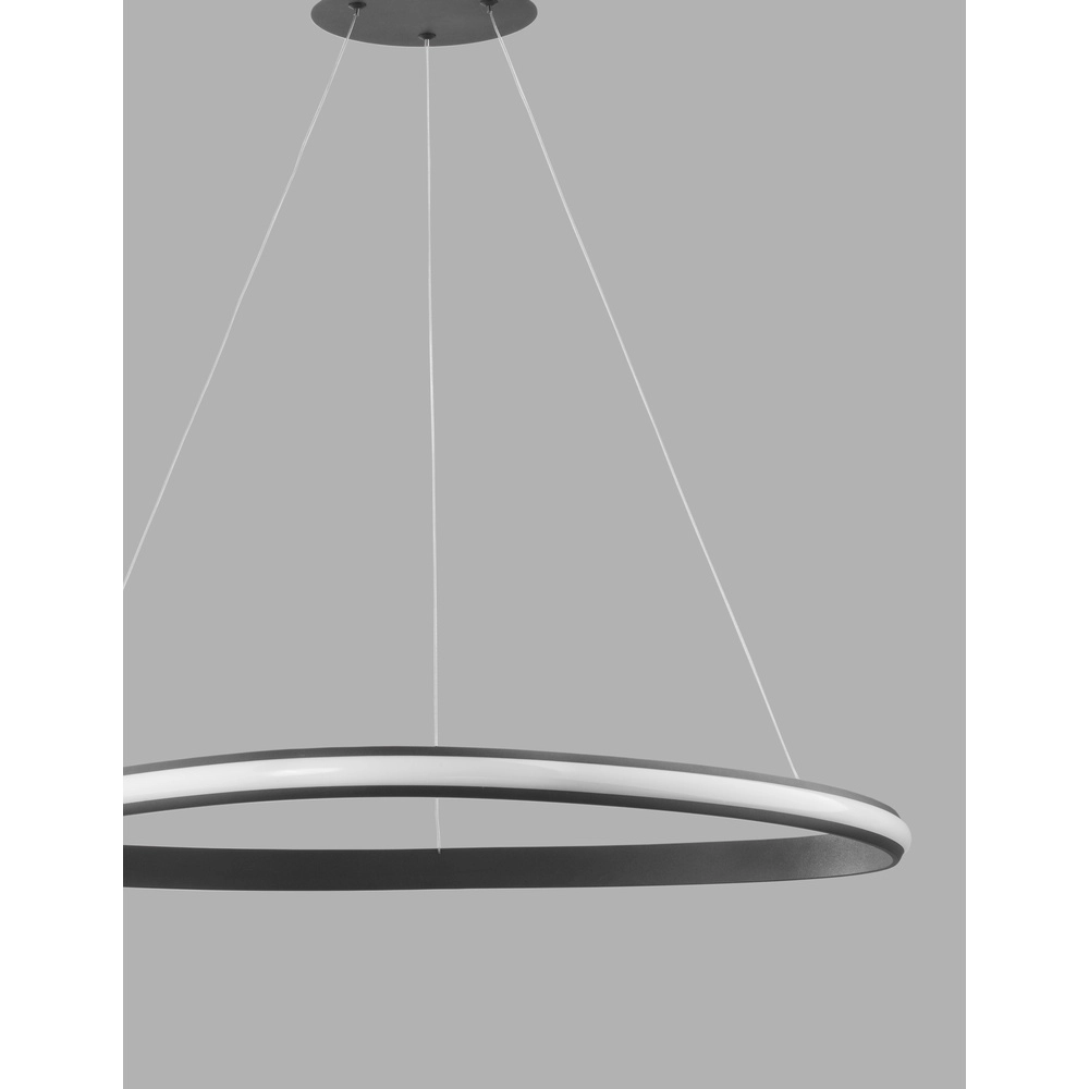 Design hanglamp Aries zwart Ø 74cm Lyora 5212017419842