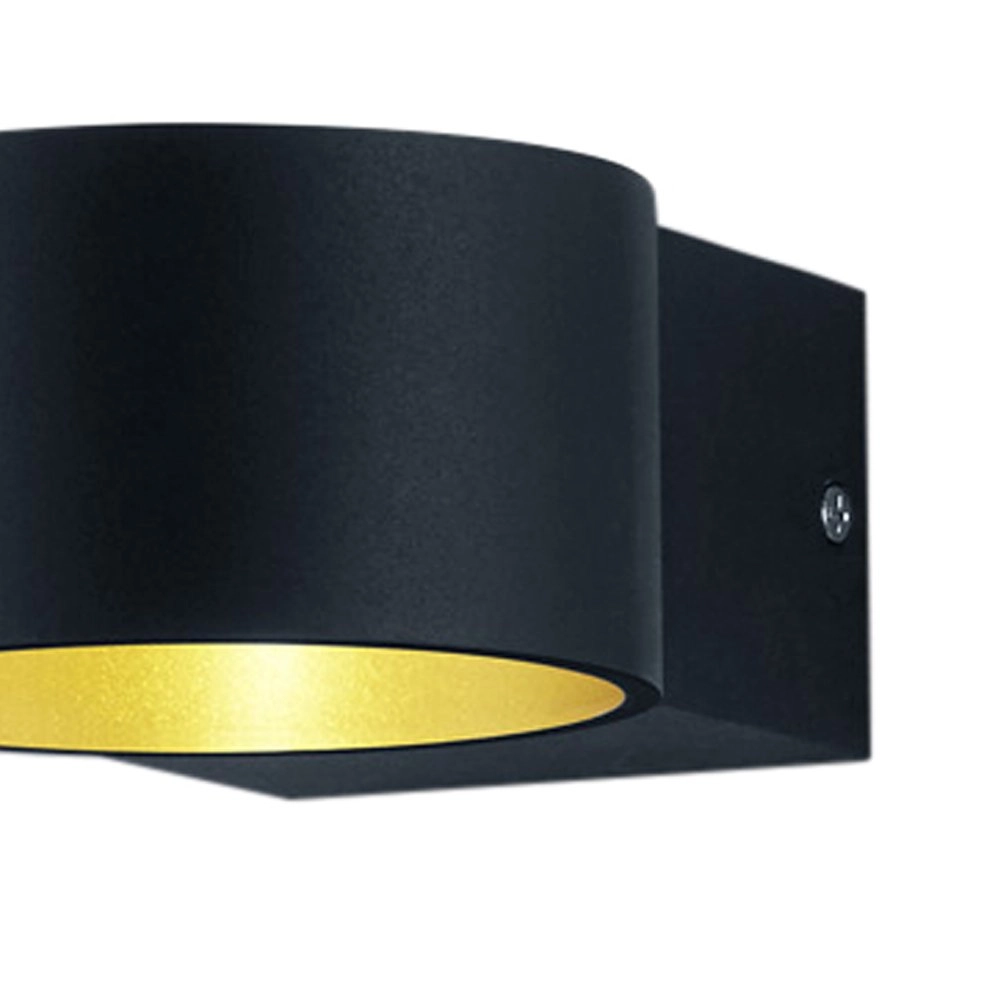Wandlamp Lacapo zwart Trio 4017807306309