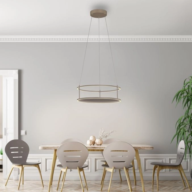 Design hanglamp Conni Ø 50cm zand bruin Paul Neuhaus 4012248398401