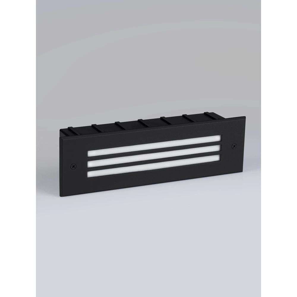 Strakke wandlamp Off 25,6cm met ribbels Lyora 5212017453396