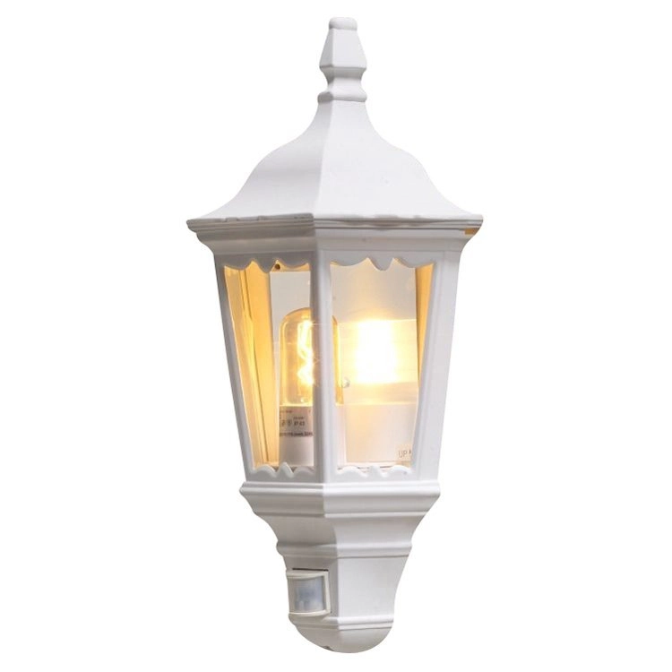 Witte buitenlamp Firenze met bewegingsmelder KonstSmide 7318307230253