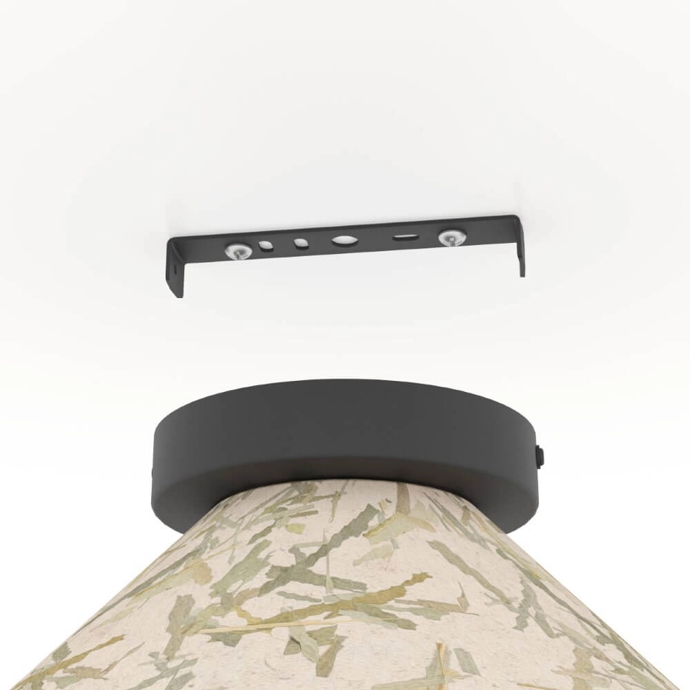 Natuurlijke plafondlamp Oxpark Ø 42cm Eglo 9002759439415