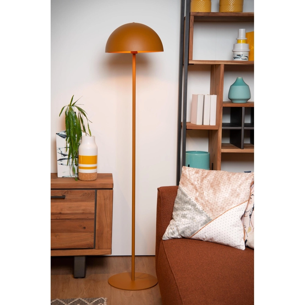 Design vloerlamp Siemon geel Lucide 5411212451699