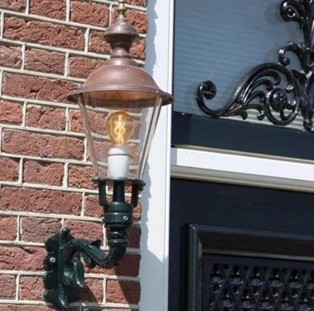 Wandlamp nostalgie Hoorn zwart KS Verlichting 8714732120340