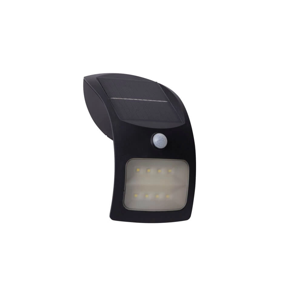 Zwarte wandlamp Solar design