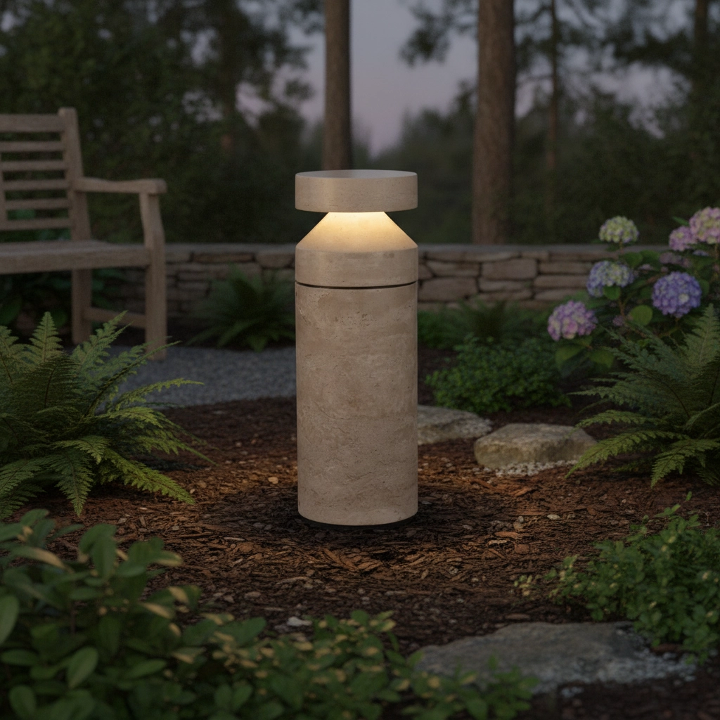Tuinlamp Balma marmer