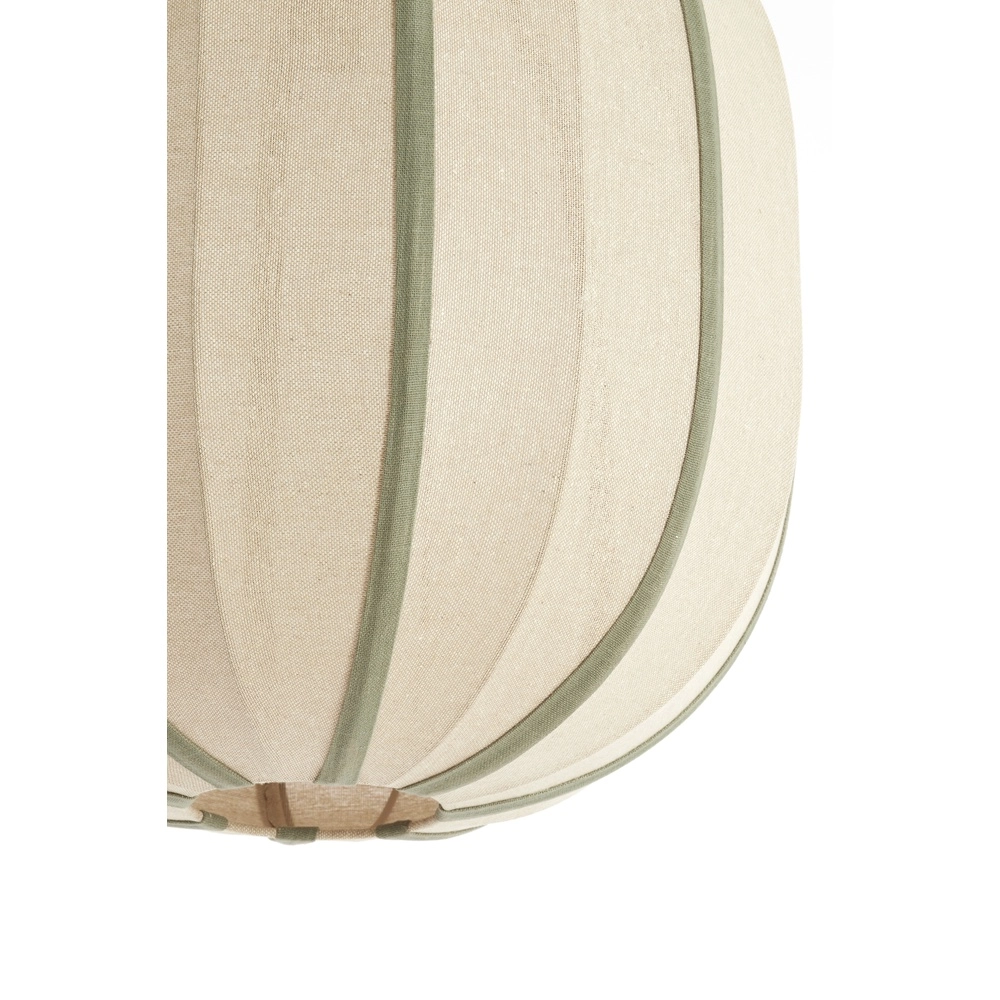 Japandi hanglamp Esmiria Ø 51cm - olijf groen Light & Living 8717807835941