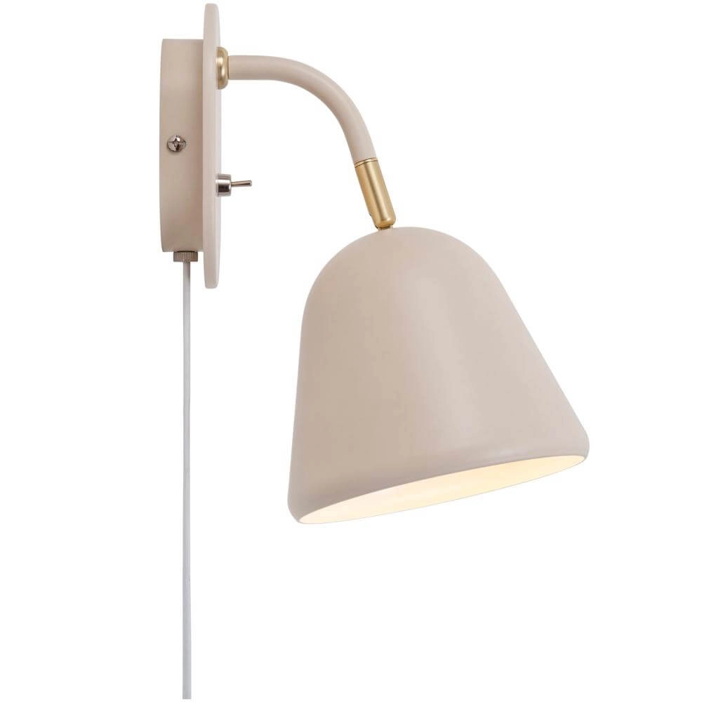Zand bruine wandlamp Fleur design Nordlux 5704924005282