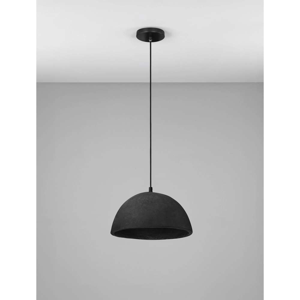 Zwarte hanglamp Talcum Ø 32cm Lyora 5212017468260