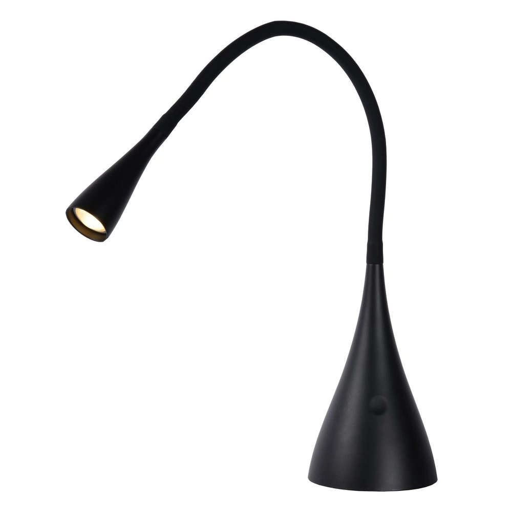 Bureaulamp Zozy 3 staps dimbaar zwart Lucide 5411212185822