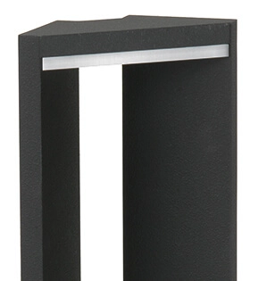 Buitenverlichting tuinpad Tiron 90cm zwart Albert 4007235622799