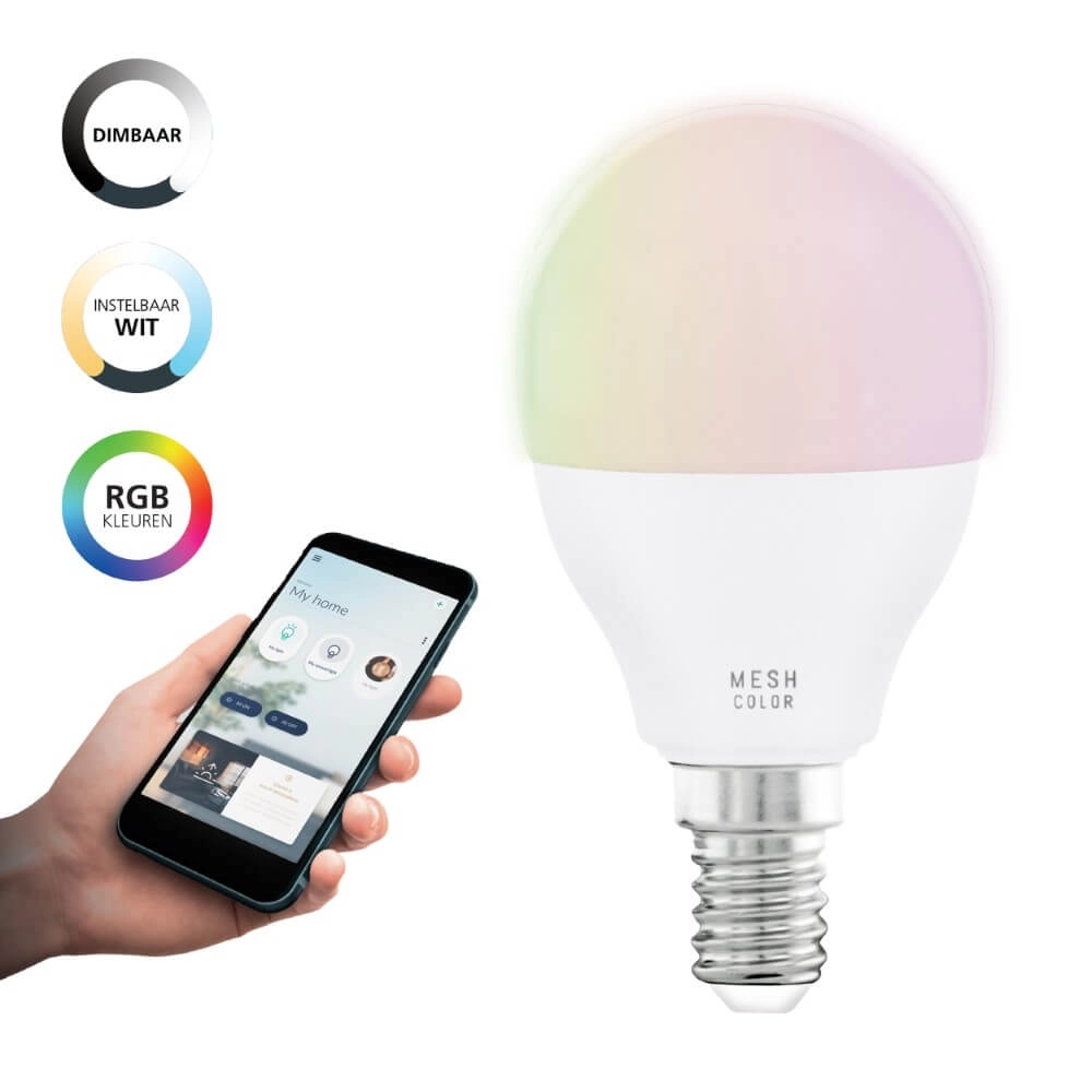Led lampenbol Zigbee - E14 - 4.9 watt - 2700-6500K - P45 Eglo 9002759122522