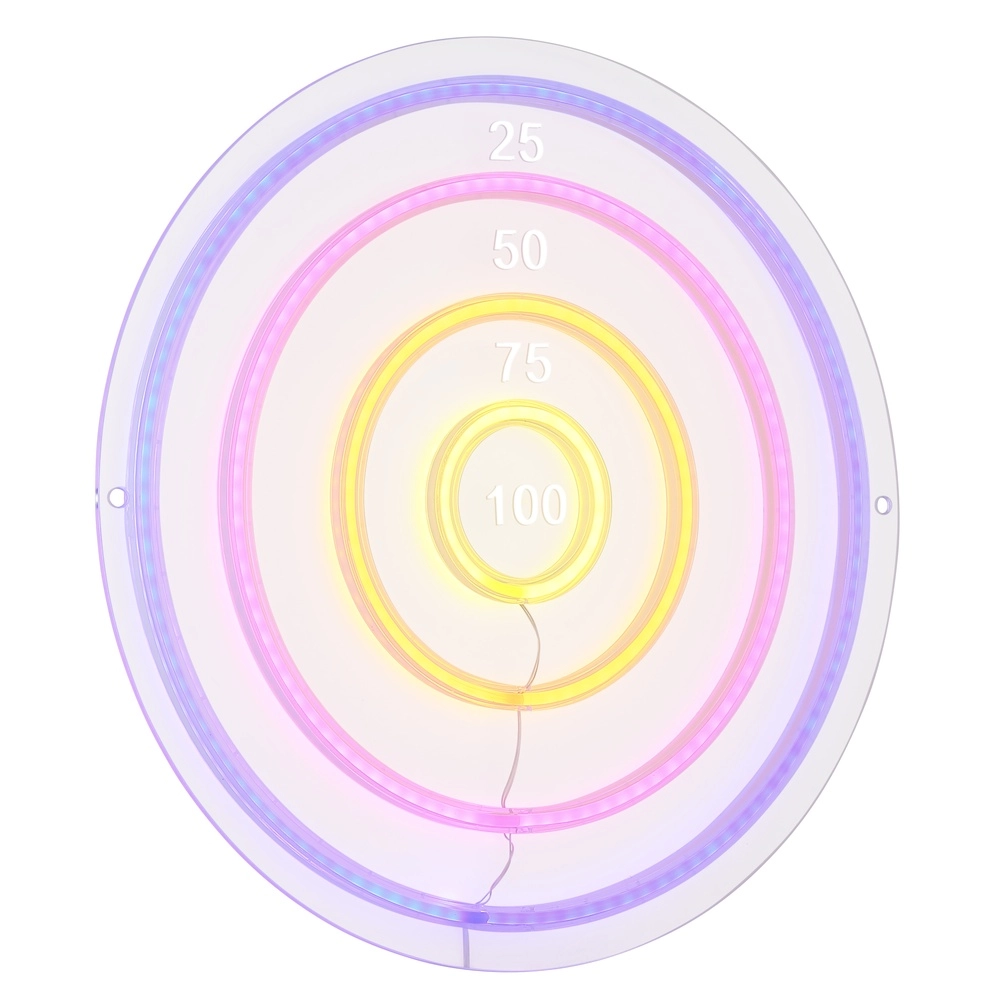 Wandlamp Darteri neon dartbord