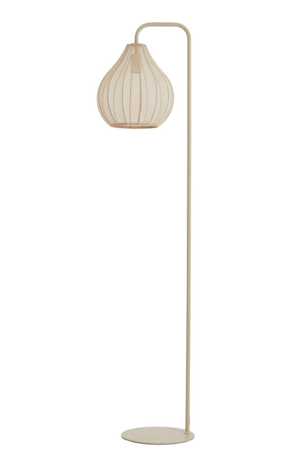 Crème vloerlamp Elati Ø 29cm japandi Light & Living 8717807702700