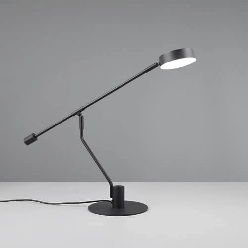 Led bureaulamp Manduro zwart Trio 4017807615999