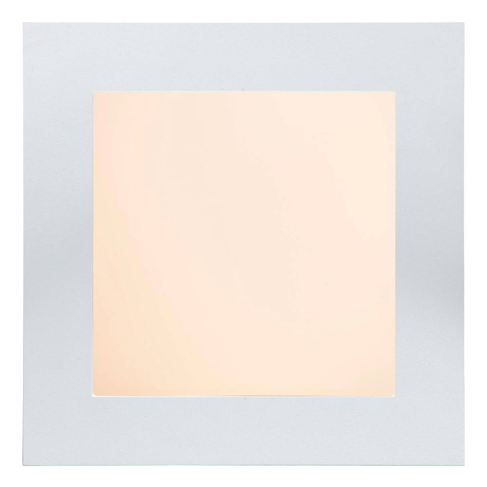 Plafonniere Brice-Led 16,8cm vierkant IP44 wit Lucide 5411212281333