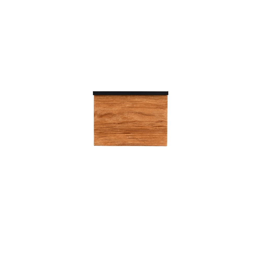 Design wandlamp Kalea zwart met hout 20cm Trio 4017807661385