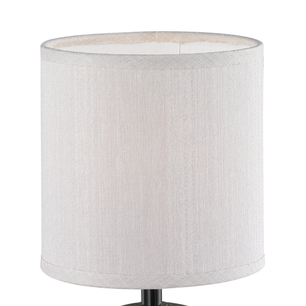 Tafellamp Luci 23cm bruin met wit Trio 4017807346206