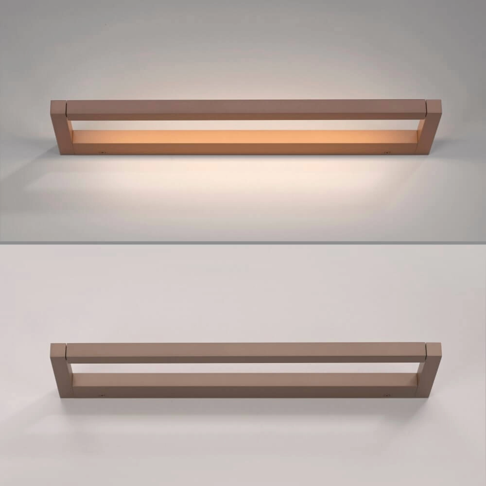 Strakke wandlamp Pure Puro brons 50cm Paul Neuhaus 4012248384213