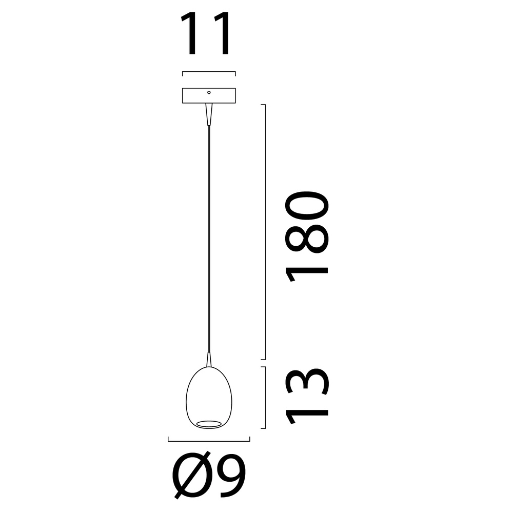 Design hanglamp Alta cacao Ø 10,8cm Masterlight 8718121437873