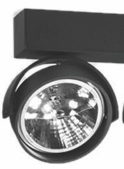 12 volt opbouwspot Dutchess 3-lichts, zwart Artdelight 8719831732425