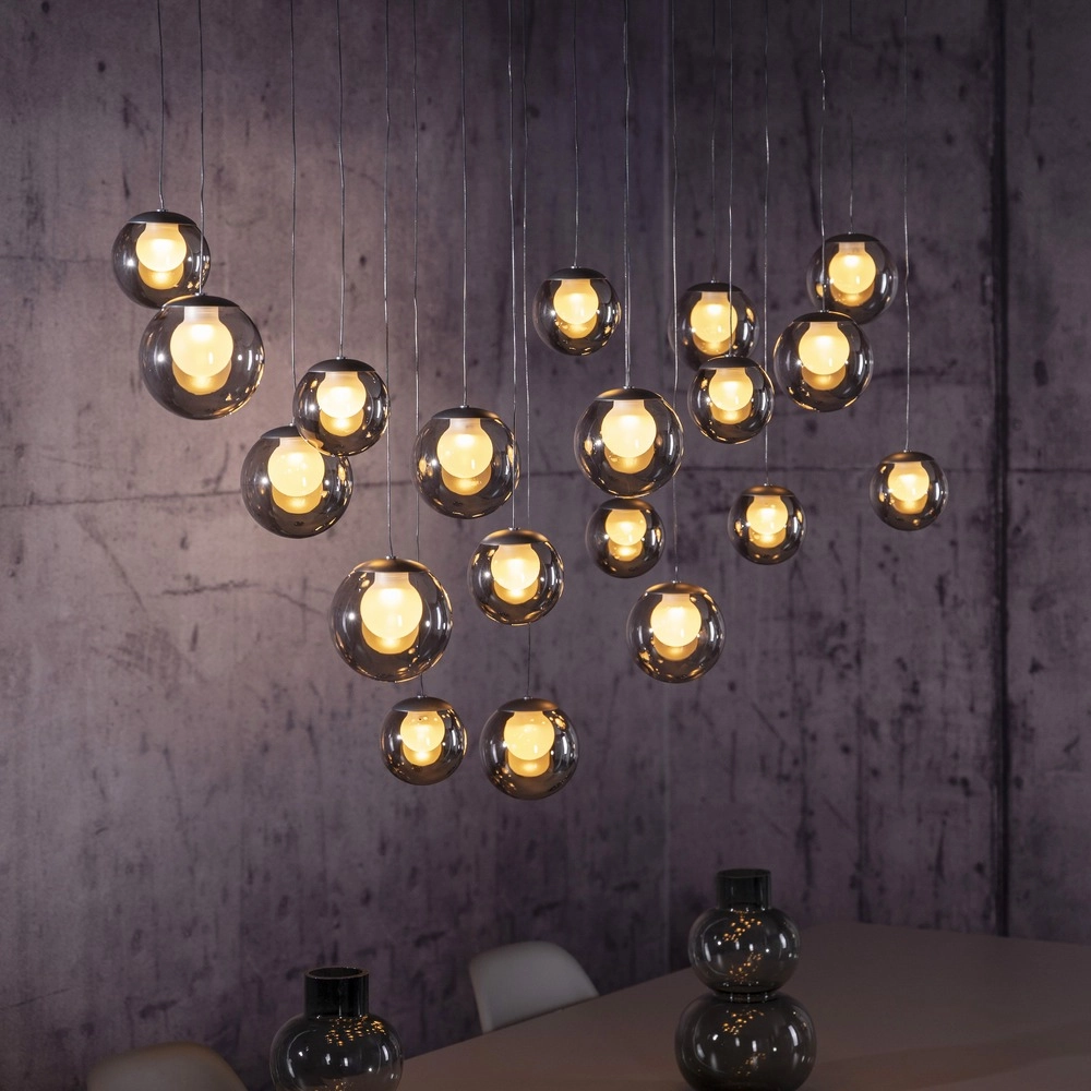 19-lichts hanglamp Pure Popup mystic grey Paul Neuhaus 4012248396698