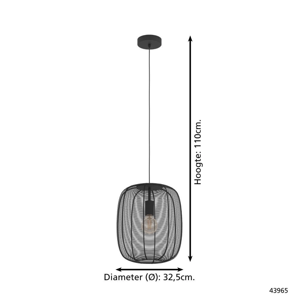 Design hanglamp Rinroe Ø 32,5cm Eglo 9002759439651