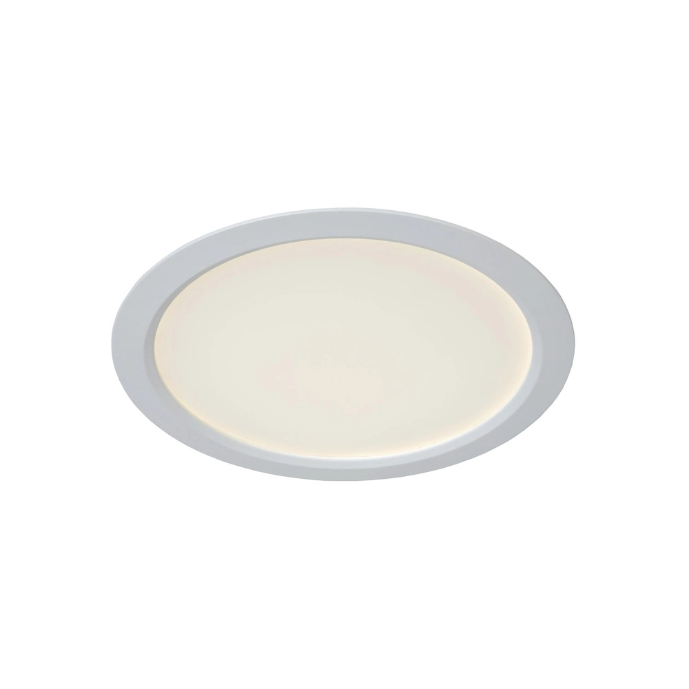 Witte plafonniere Tendo-Led Ø 22cm Lucide 5411212071767
