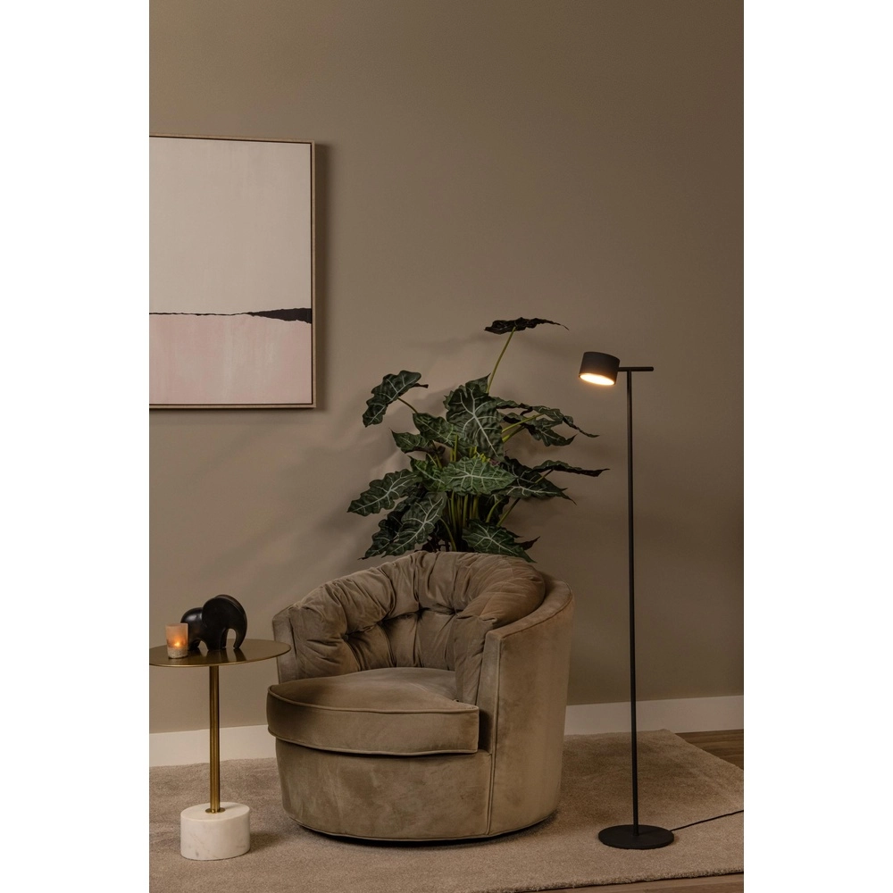 Vloerlamp Gian zwart Lucide 5411212421159