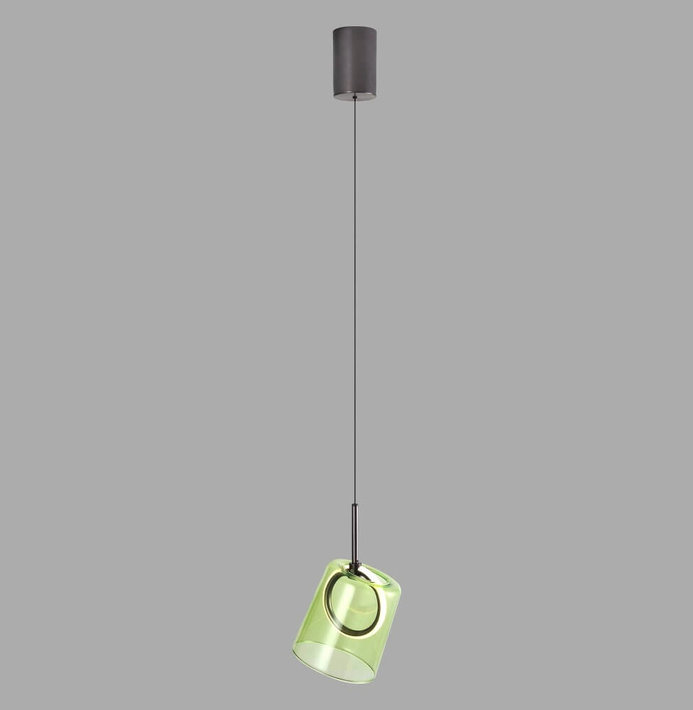 Hanglamp Zula groen Paul Neuhaus 4012248383605