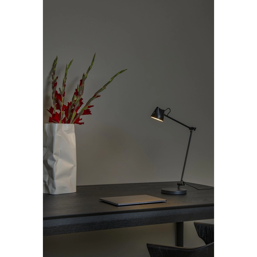 Leeslamp Milne zwart Lucide 5411212441942
