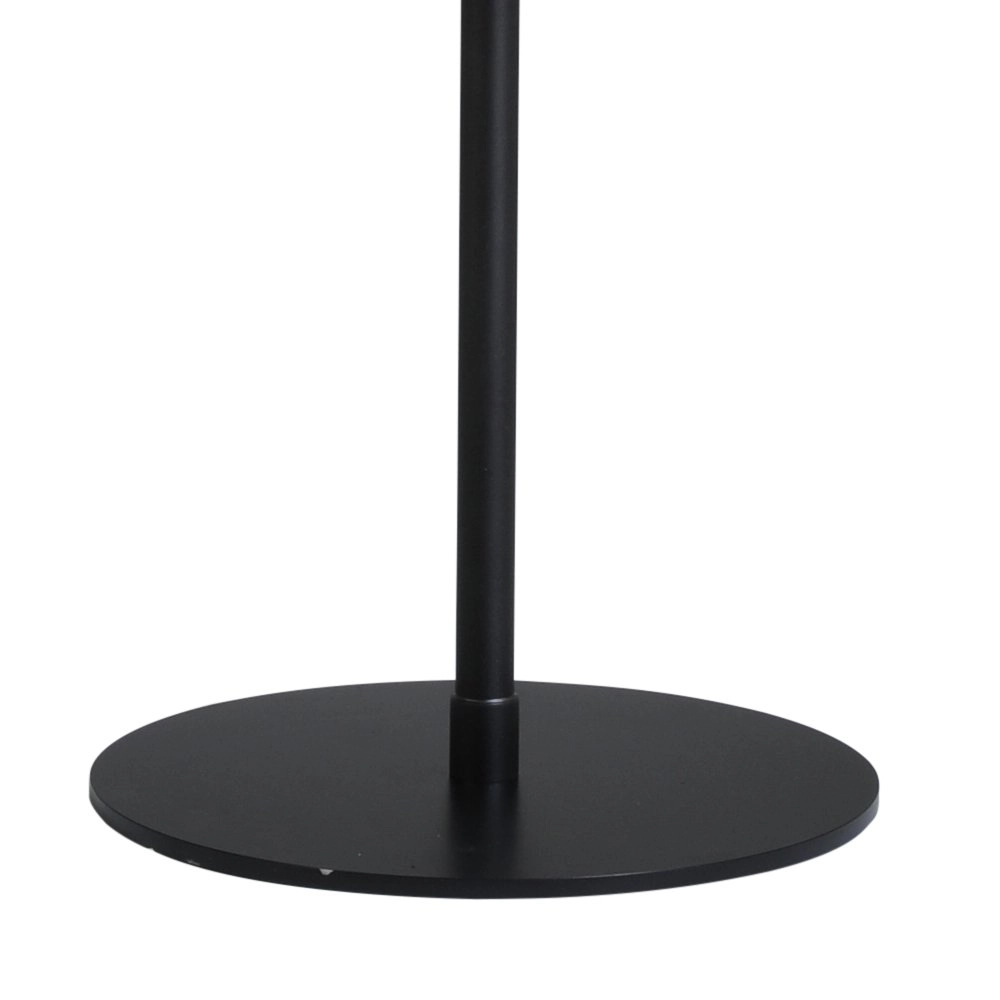 Landelijke vloerlamp Larino 60 180cm zwart met wit en zilver Masterlight 8718121162713
