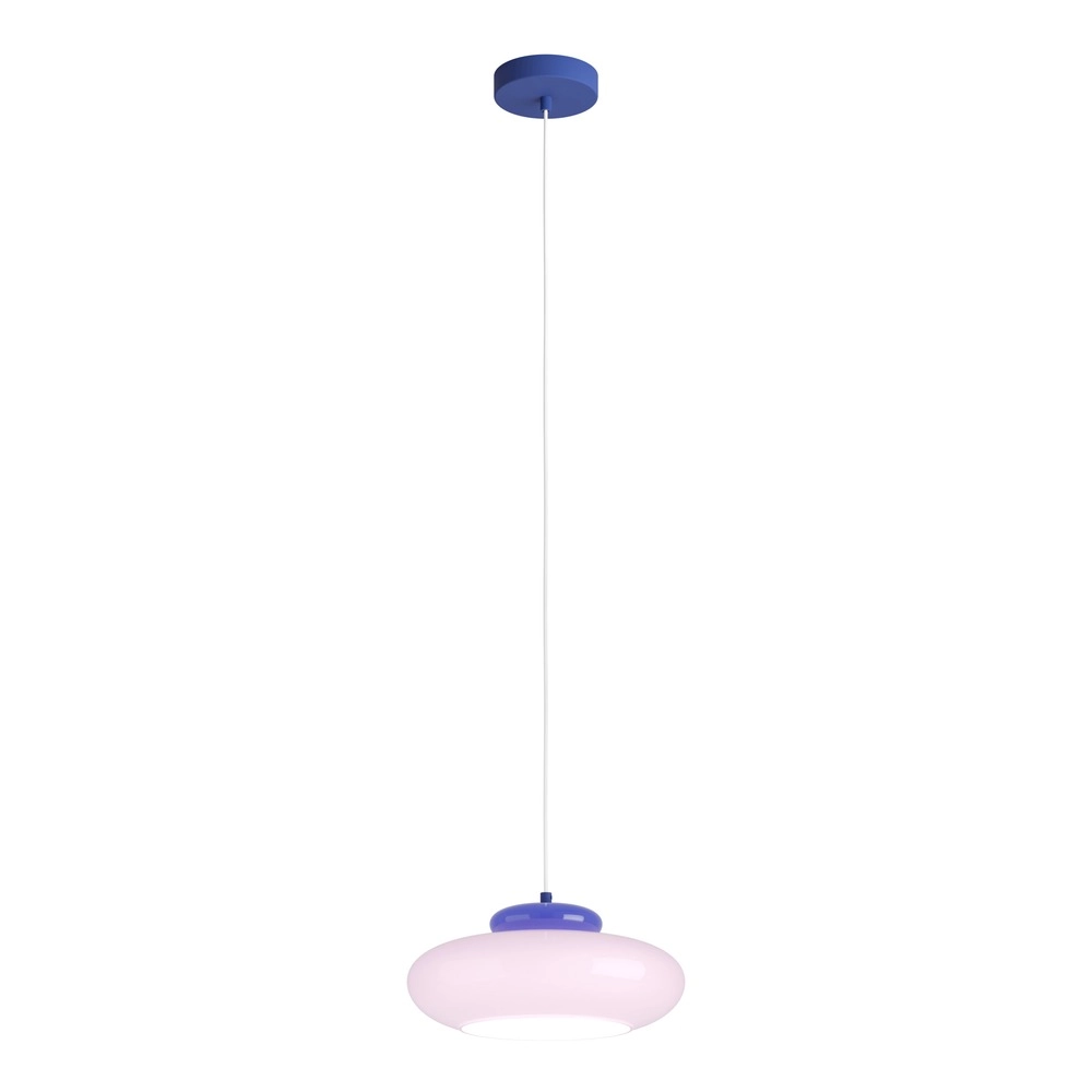 Design hanglamp Berardelli roze met blauw Ø 32cm Eglo 9008606405015