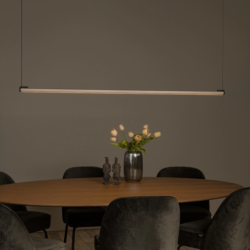 Strakke led hanglamp Braga 150cm - champagne Premium by Lucide 5411212234445
