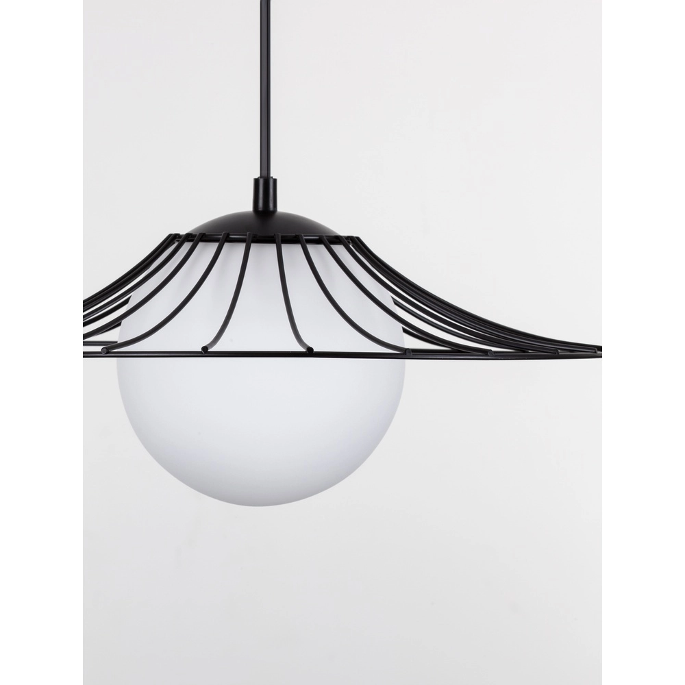 Zwarte hanglamp Fly Ø 36cm Lyora 5212017436221