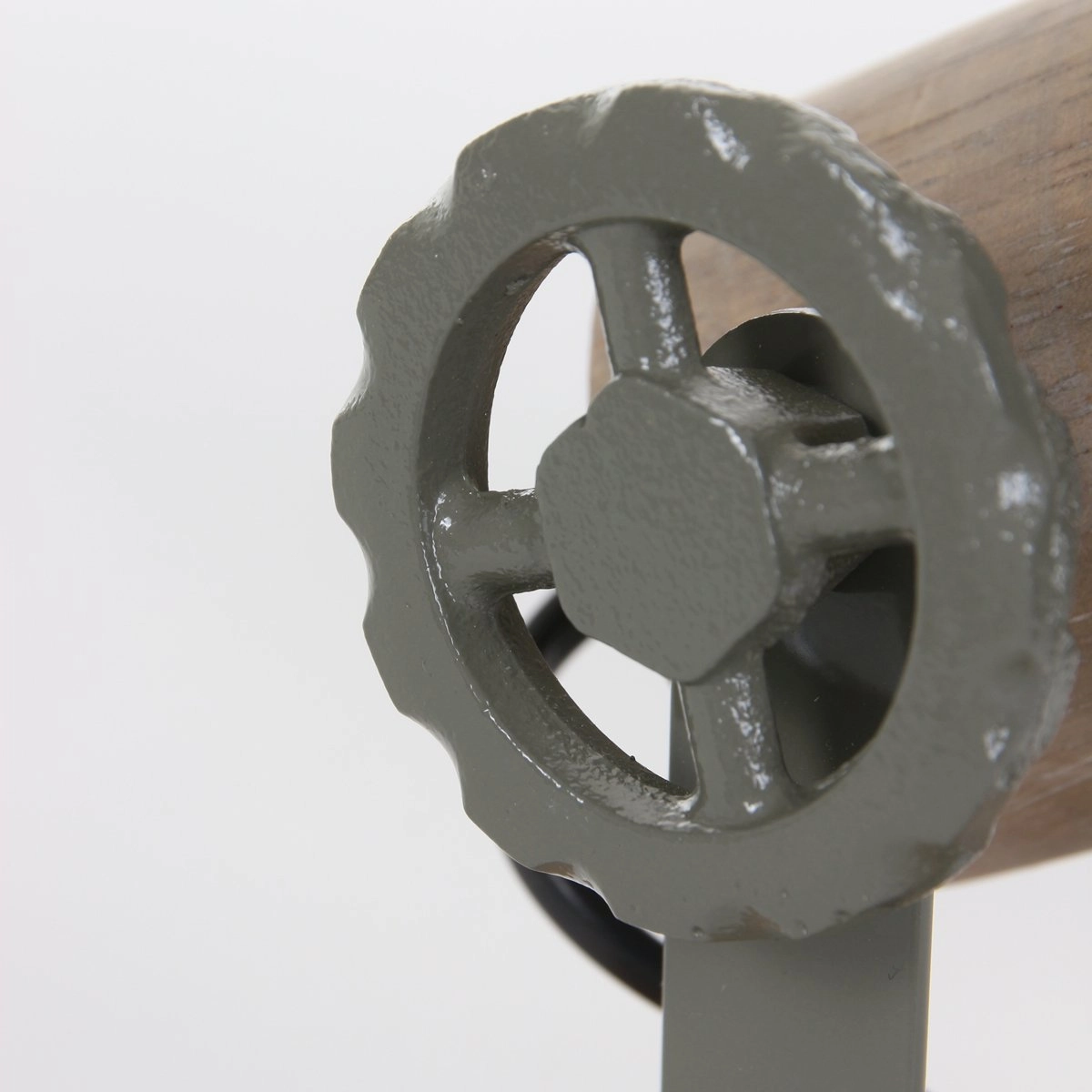 Retro wandlamp Gearwood retro groen met houtbruin Steinhauer 8712746122701