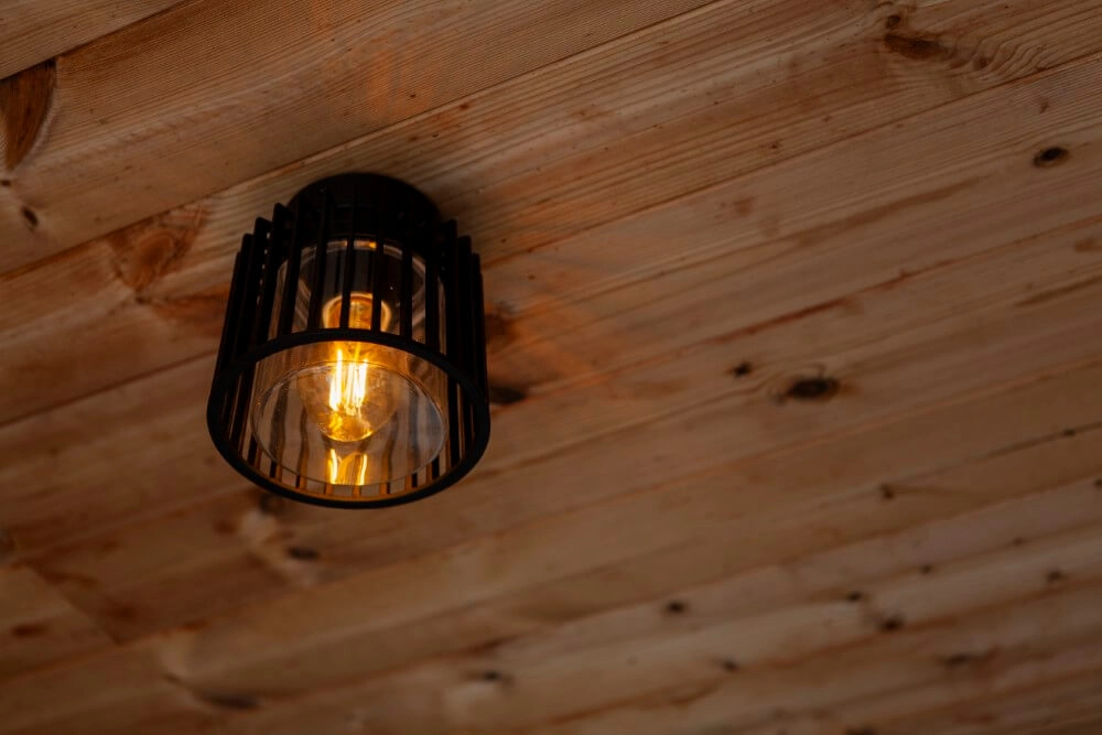 Zwarte plafondlamp Shyne zwart Lutec 6939412015569