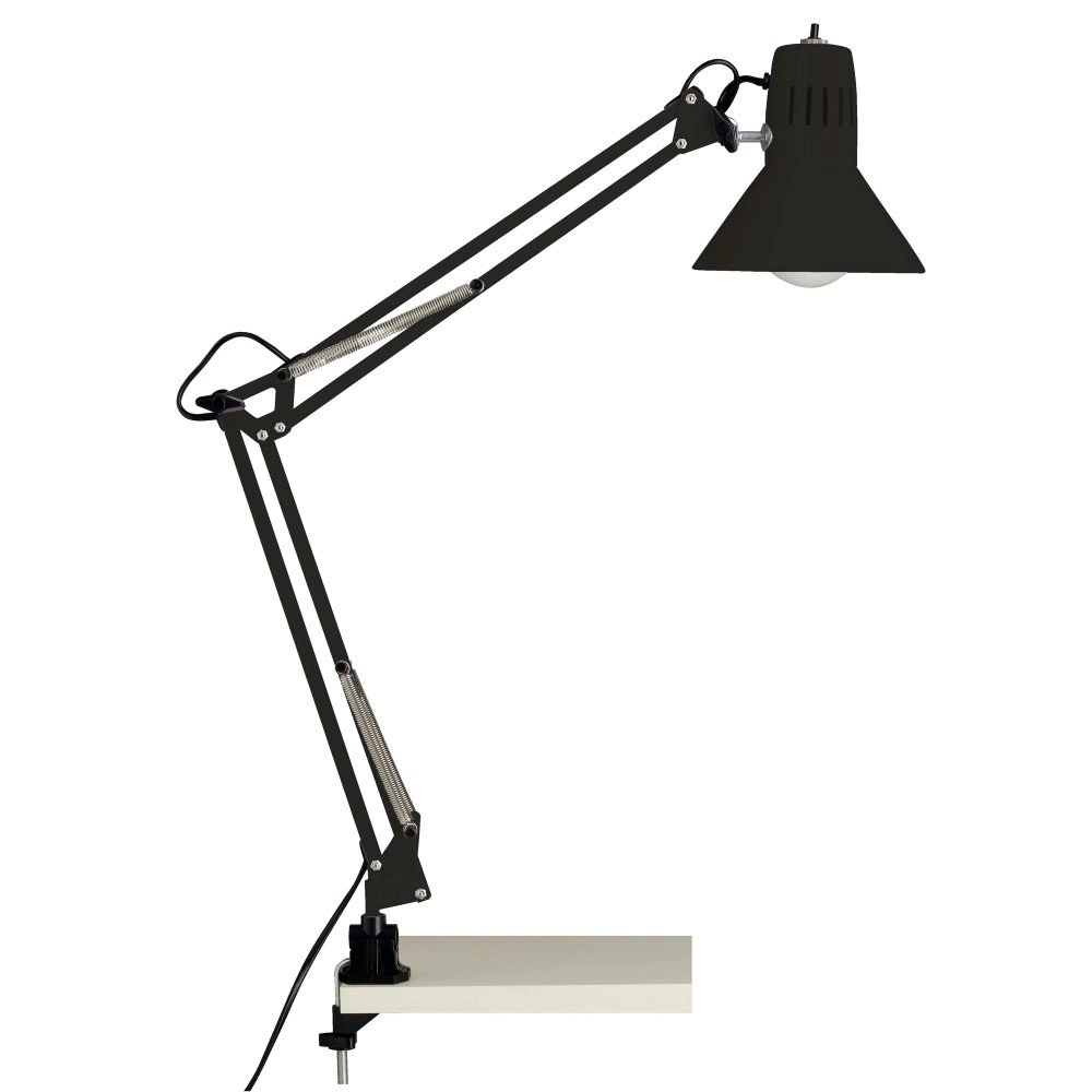 Zwarte werklamp Hobby