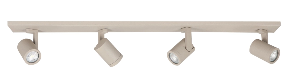 4-lichts opbouwspot Halo zand - GU10