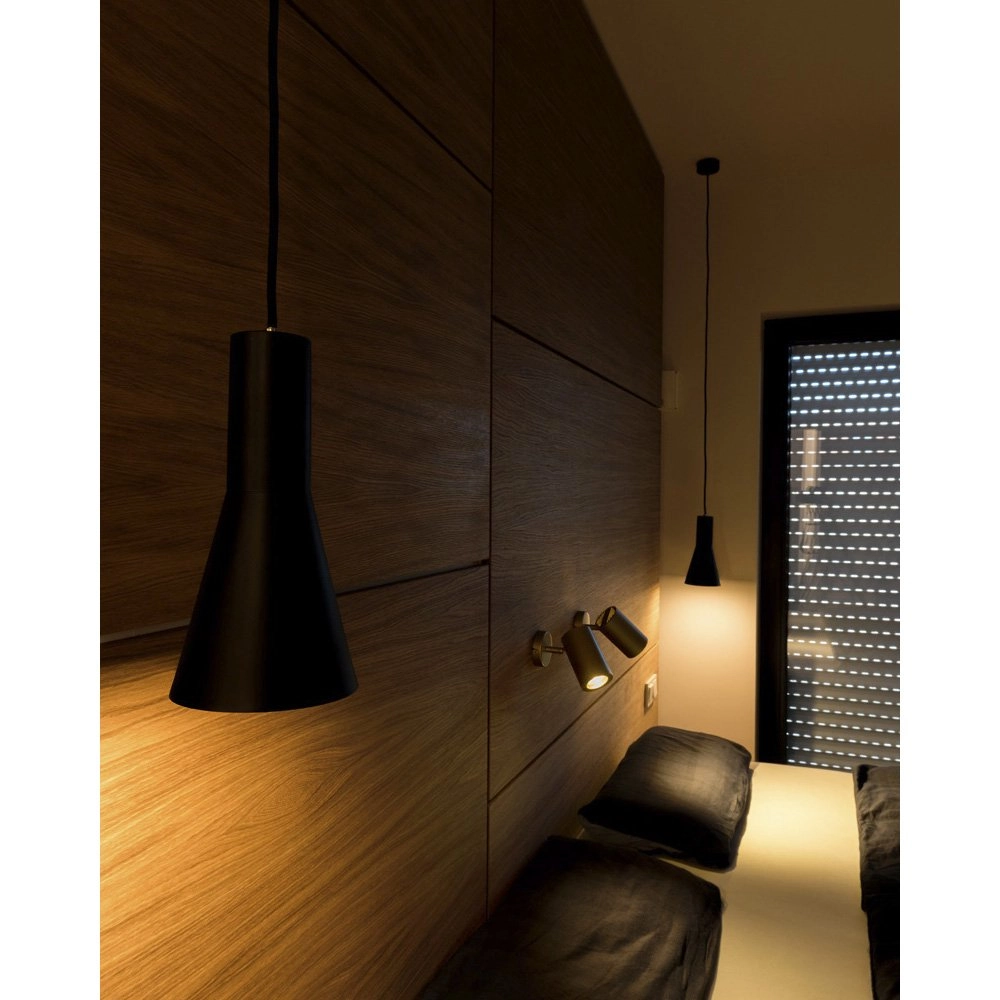 Zwarte hanglamp Phelia Cone SLV 4024163157933