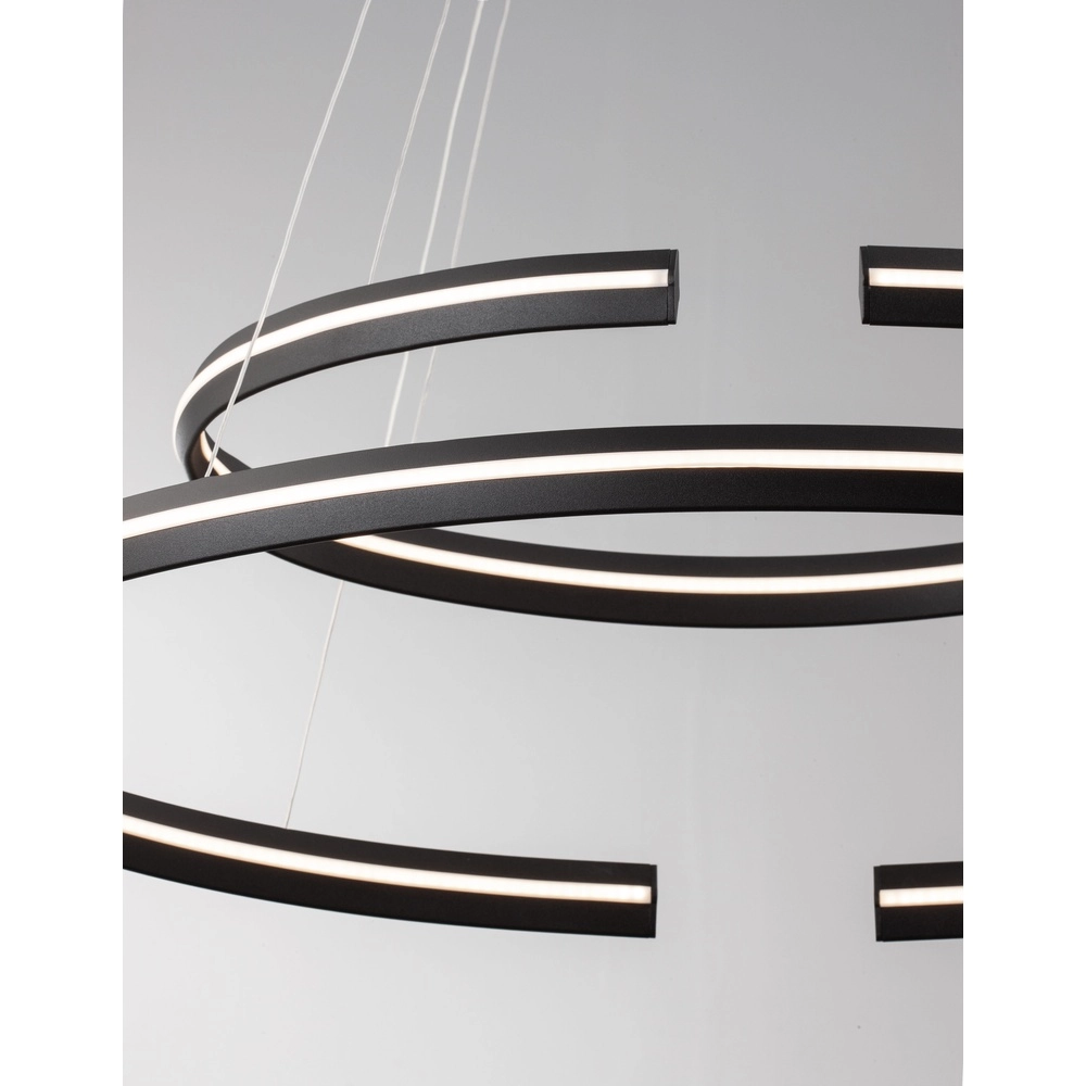 Zwarte hanglamp Torrente ovaal Lyora 5212017419613