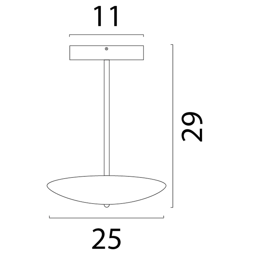 Plafondlamp Scala Ø 25cm zwart Masterlight 8718121316444