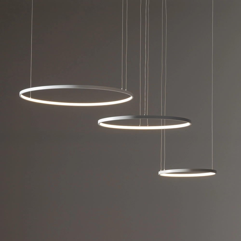 Design hanglamp Circolo Led 3 ringen wit Lyora 5903139116497