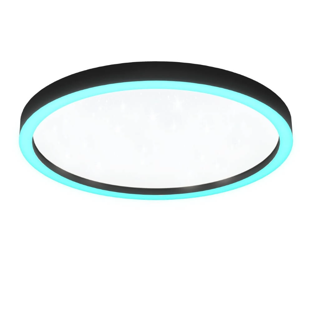 Plafonnière Zigbee Montemorelos-Z Ø 57cm zwart Eglo 9008606243846